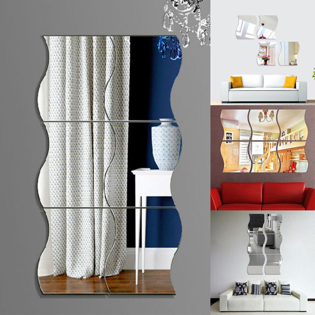 Wavy Mirror (06 Pcs Set)