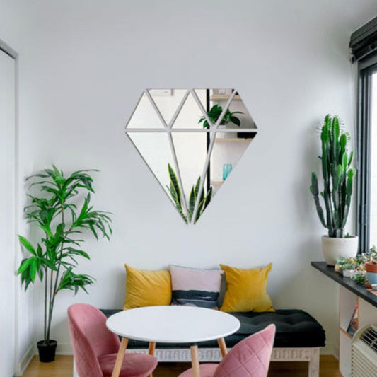 Diamond Cut Wall Mirror