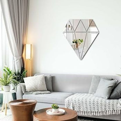 Diamond Cut Wall Mirror