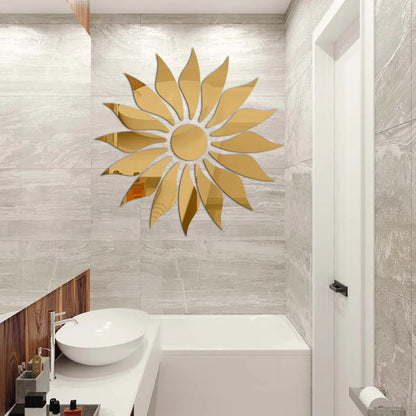 Sun Flower Wall Mirror (22 x 22 Inches)