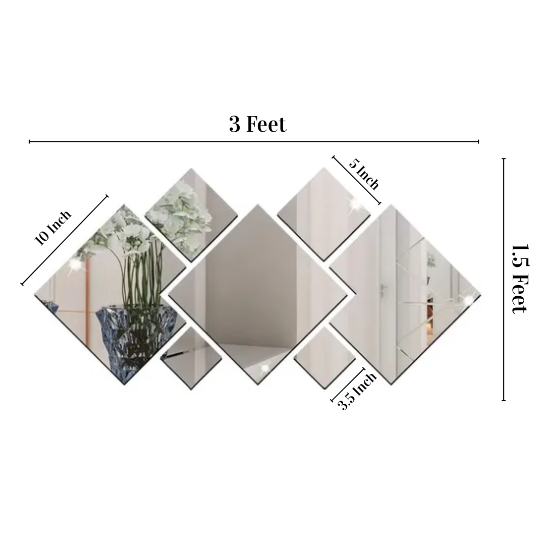 Geometric Mirror-07 Pcs set